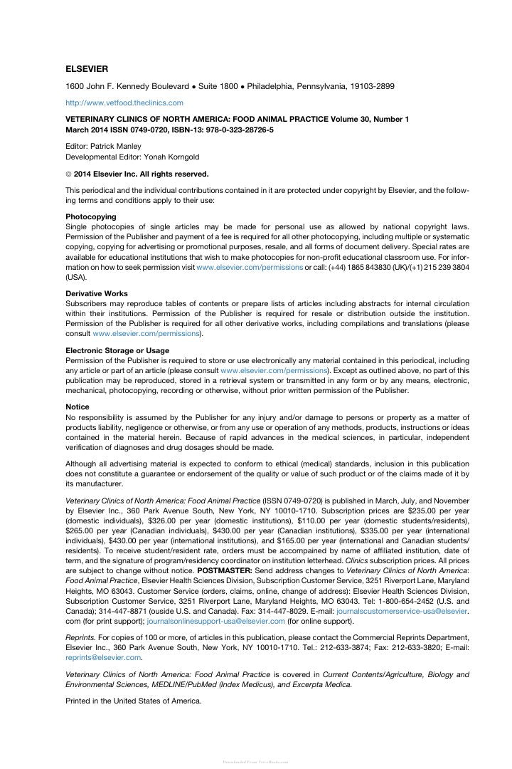 Look Inside sample page 3 - Ruminant Genomics, An Issue of Veterinary Clinics of North America: Food Animal Practice