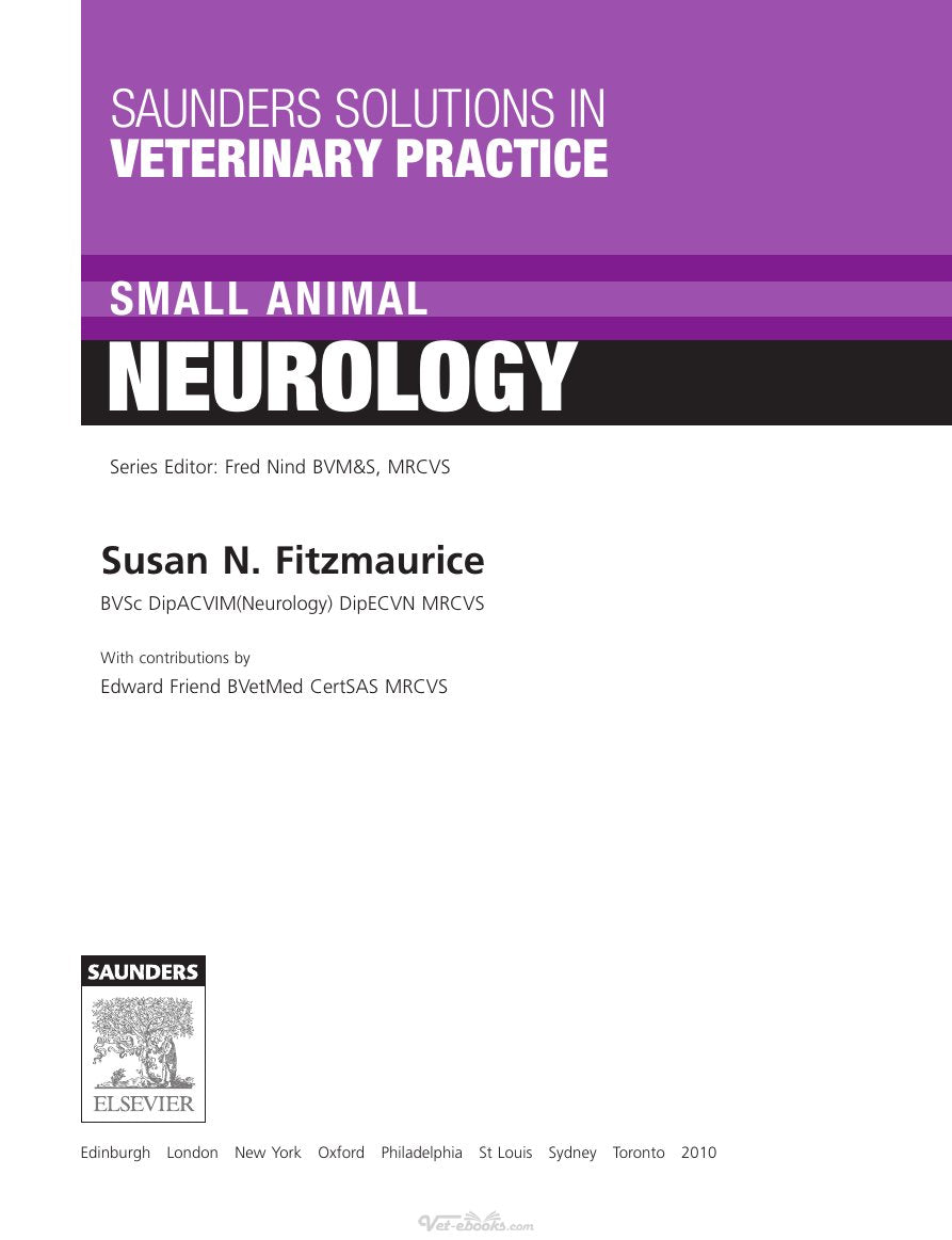 Look Inside page 4 - Saunders Solutions Veterinary Practice Small Animal Neurology