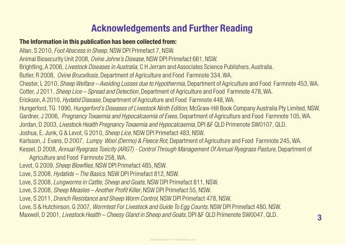 Look Inside page 3 - Sheep Diseases The Farmers Guide