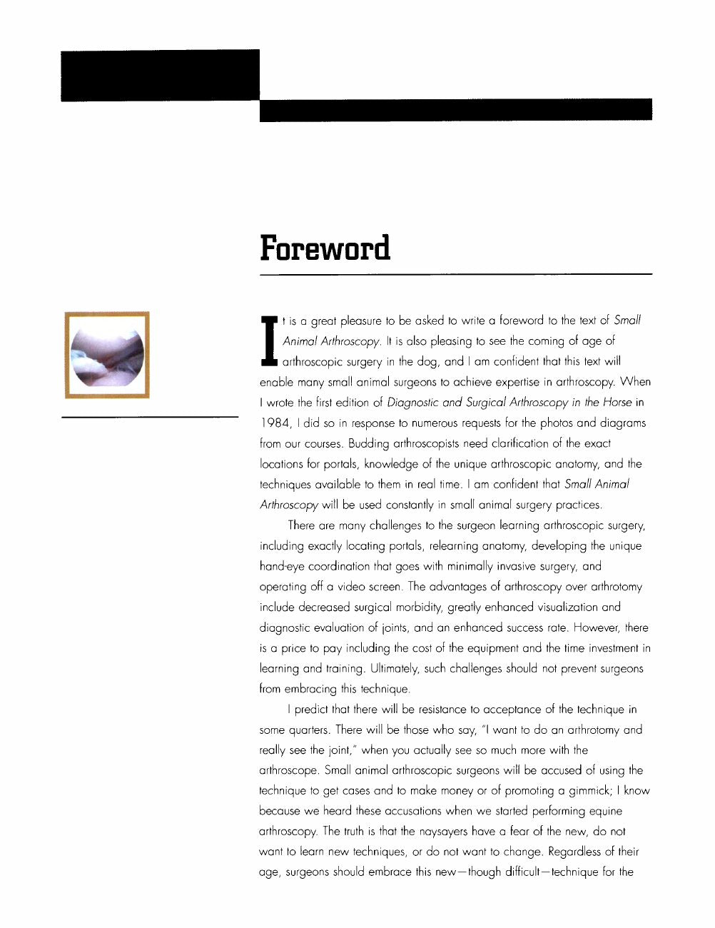 Look Inside page 4 - Small Animal Arthroscopy