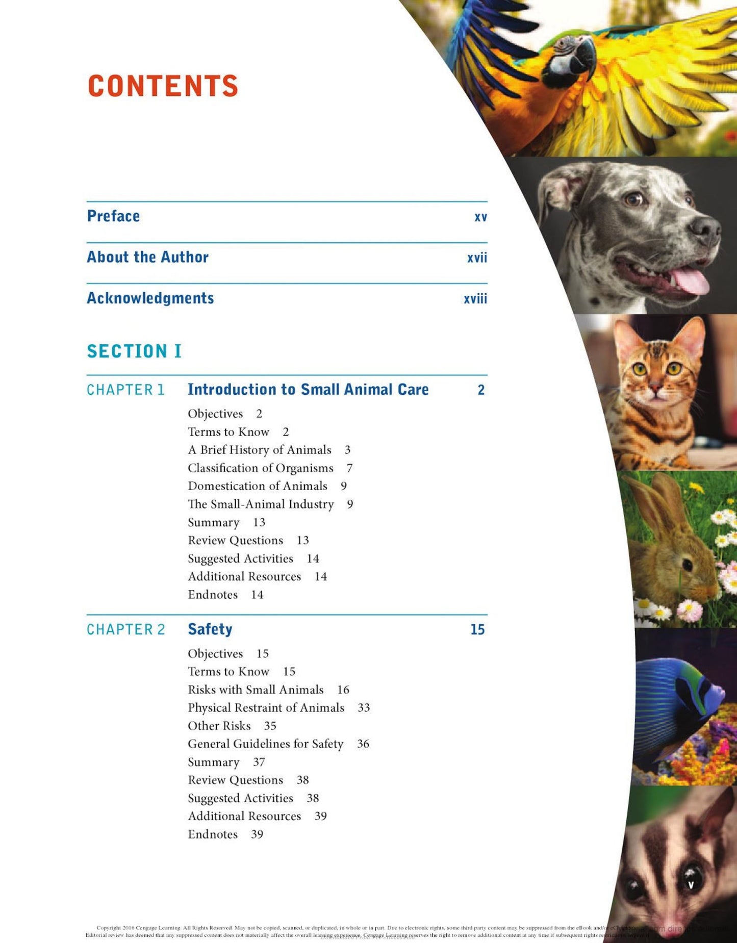 Look Inside page 6 - Small Animal Care And Management 4Th Edition