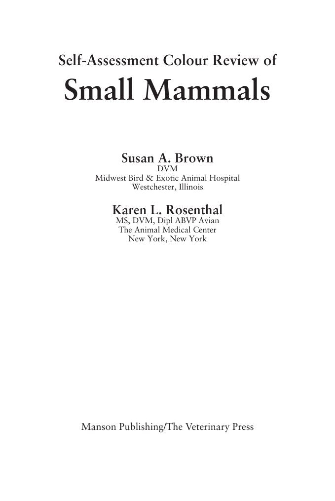 Look Inside sample page 2 - Small Animal Clinical Oncology Self Assessment Color Review