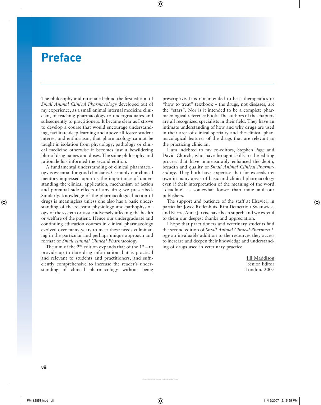 Look Inside page 4 - Small Animal Clinical Pharmacology 2Nd Edition