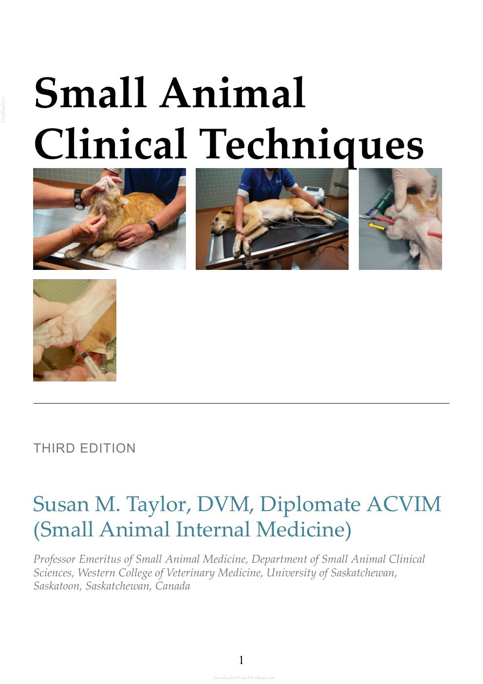 Look Inside page 2 - Small Animal Clinical Techniques 3Rd Edition