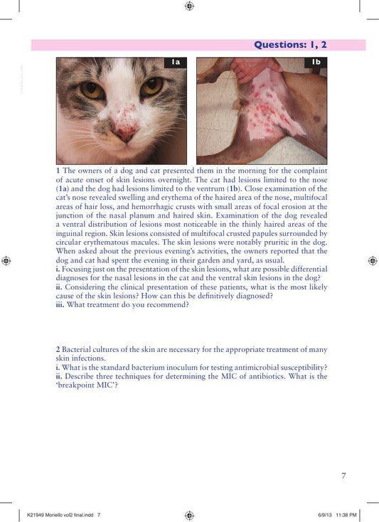 Look Inside page 8 - Small Animal Dermatology Advanced Cases Self Assessment Color Review