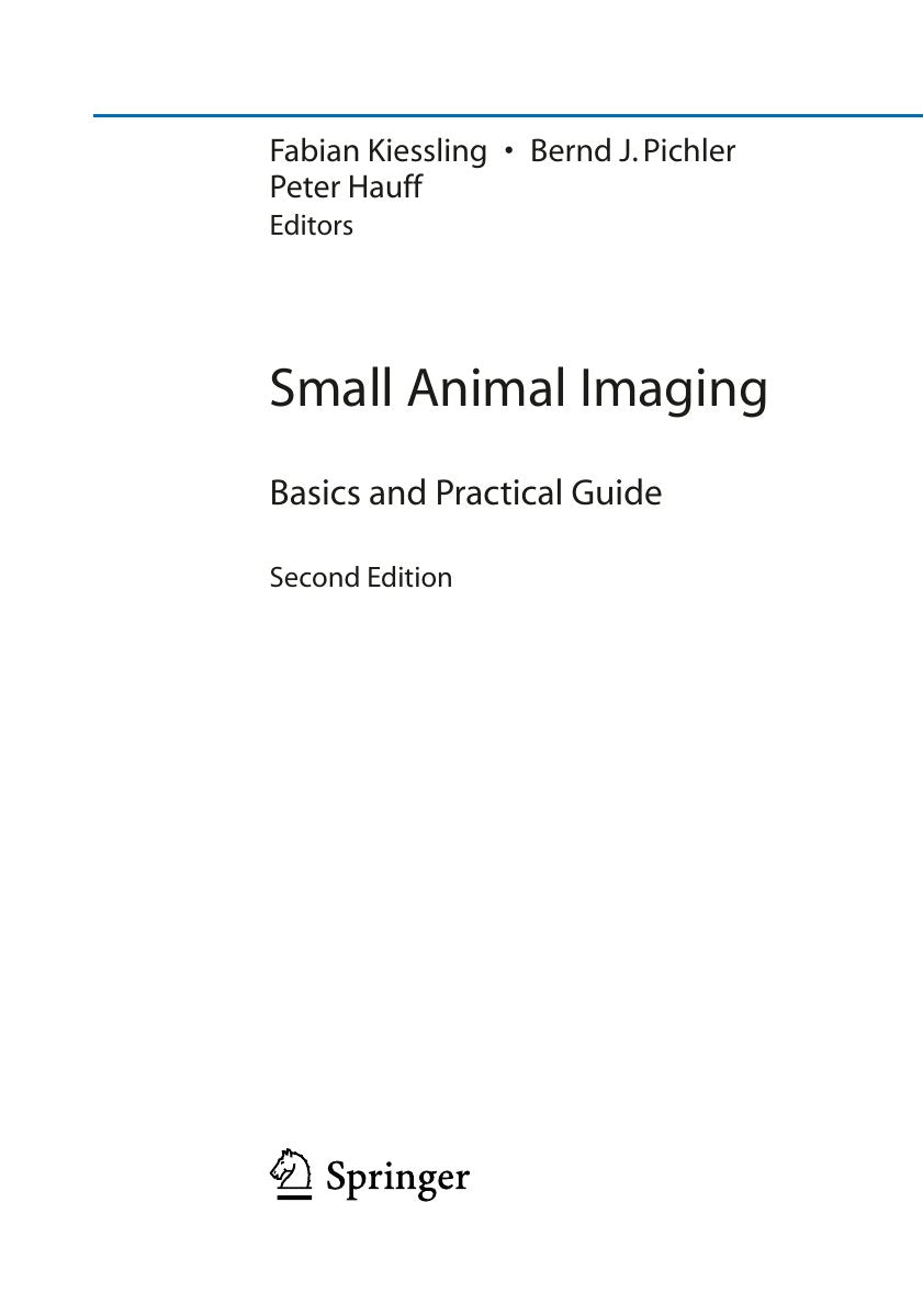 Look Inside sample page 3 - Small Animal Imaging 2Nd Edition