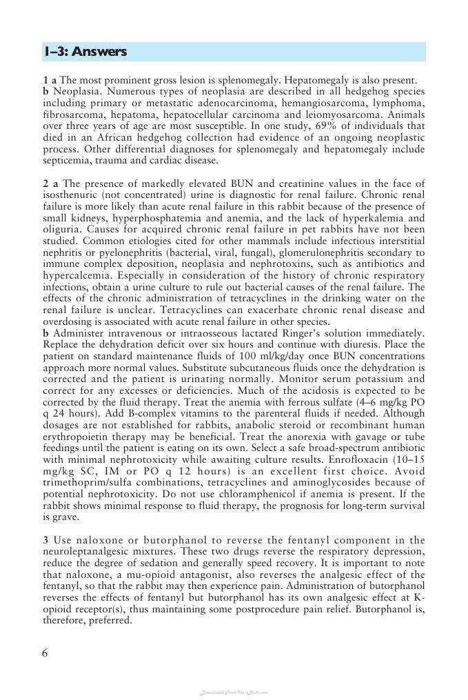 Look Inside page 7 - Small Mammals Self Assessment Color Review