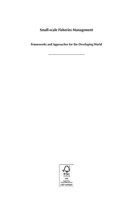 Look Inside sample page 2 - Small Scale Fisheries Management Frameworks And Approaches For The Developing World