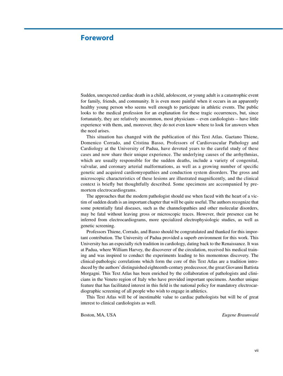 Preview page of Sudden Cardiac Death in the Young and Athletes: Text Atlas of Pathology and Clinical Correlates