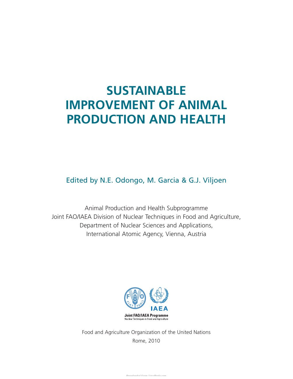 Look Inside sample page 2 - Sustainable Improvement Of Animal Production And Health