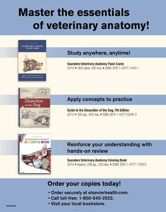 Look Inside page 3 - Textbook Of Veterinary Anatomy 4Th Edition