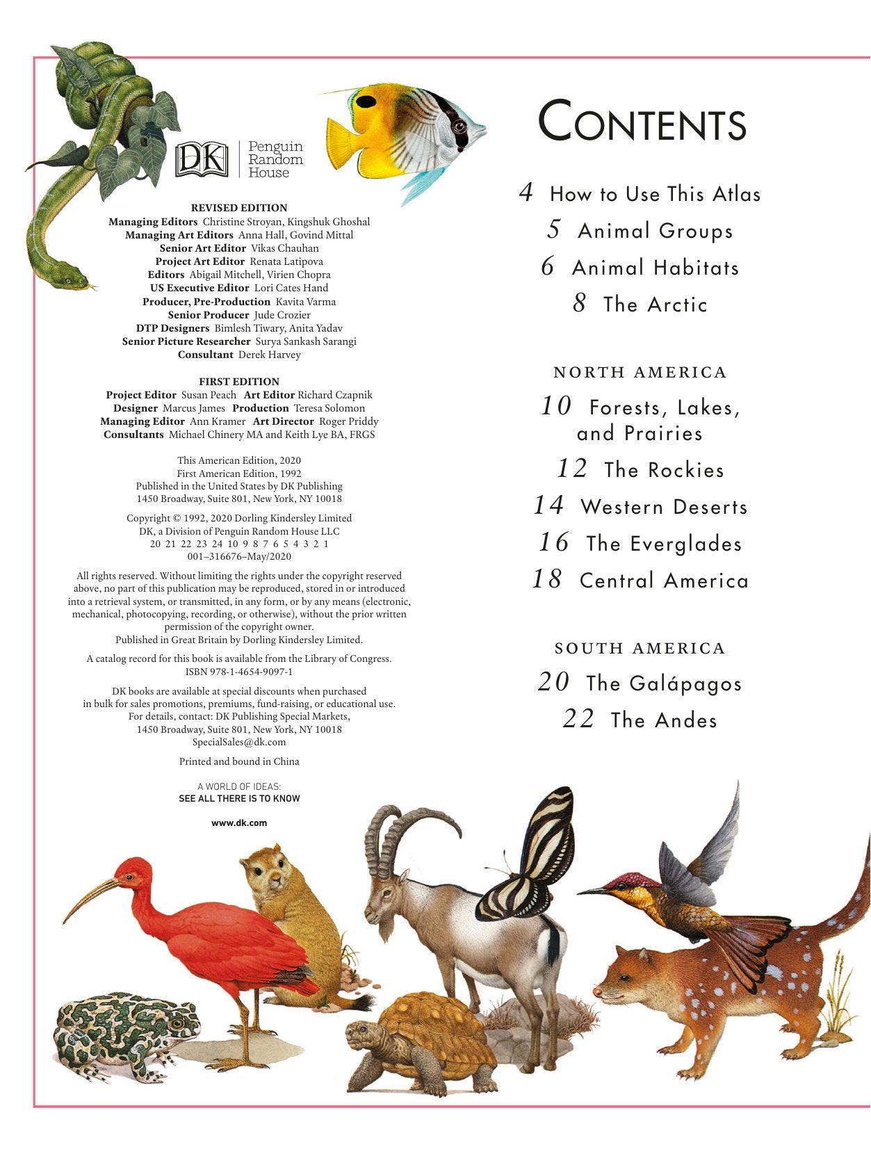 Look Inside page 3 - The Animal Atlas A Pictorial Guide To The Worlds Wildlife