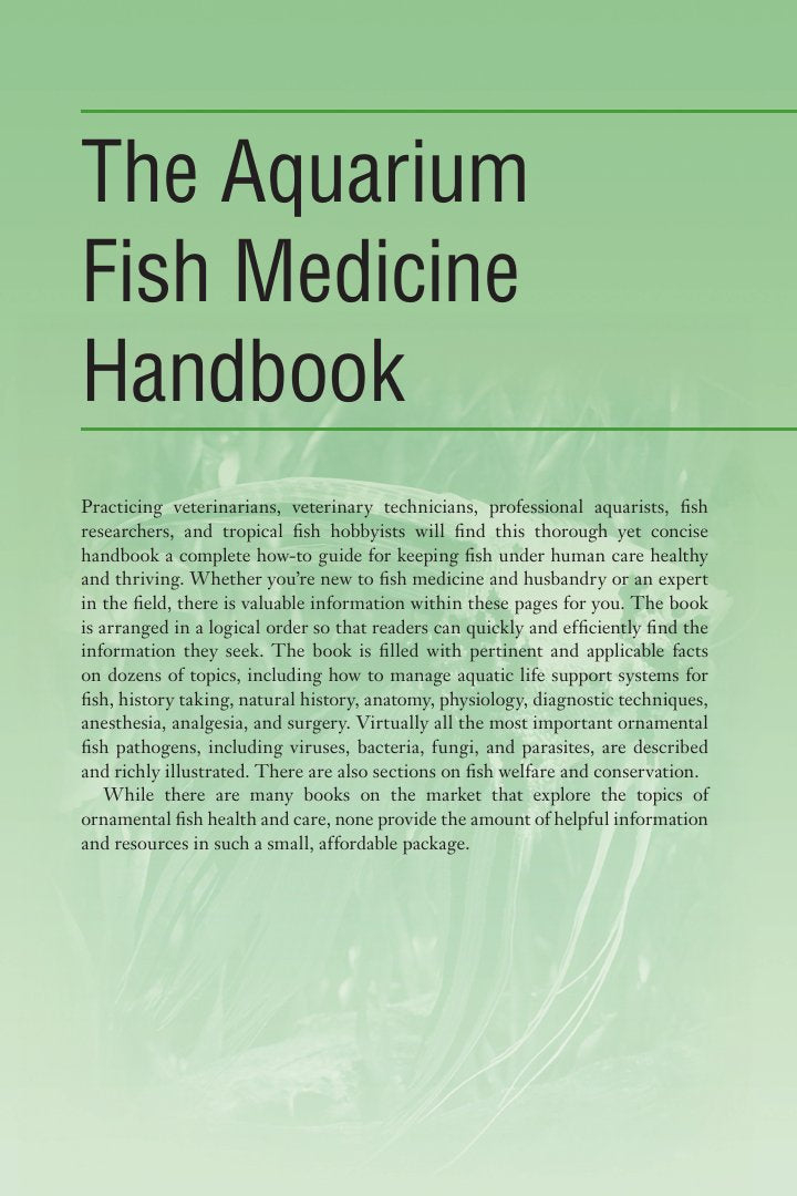 Look Inside page 2 - The Aquarium Fish Medicine Handbook