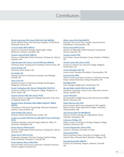 Look Inside page 8 - The Complete Textbook Of Veterinary Nursing 2Nd Edition