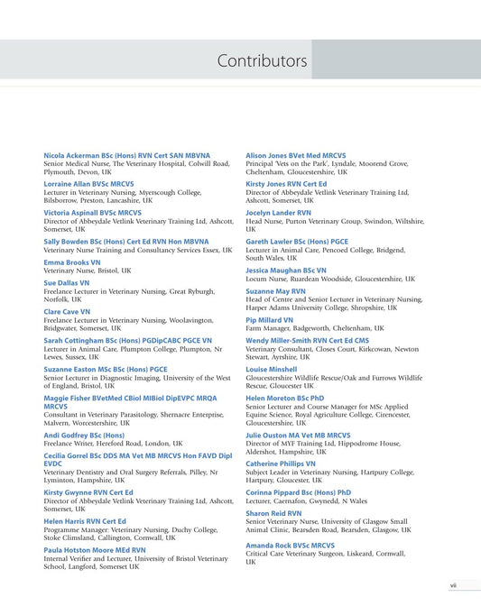 Look Inside page 8 - The Complete Textbook Of Veterinary Nursing 2Nd Edition