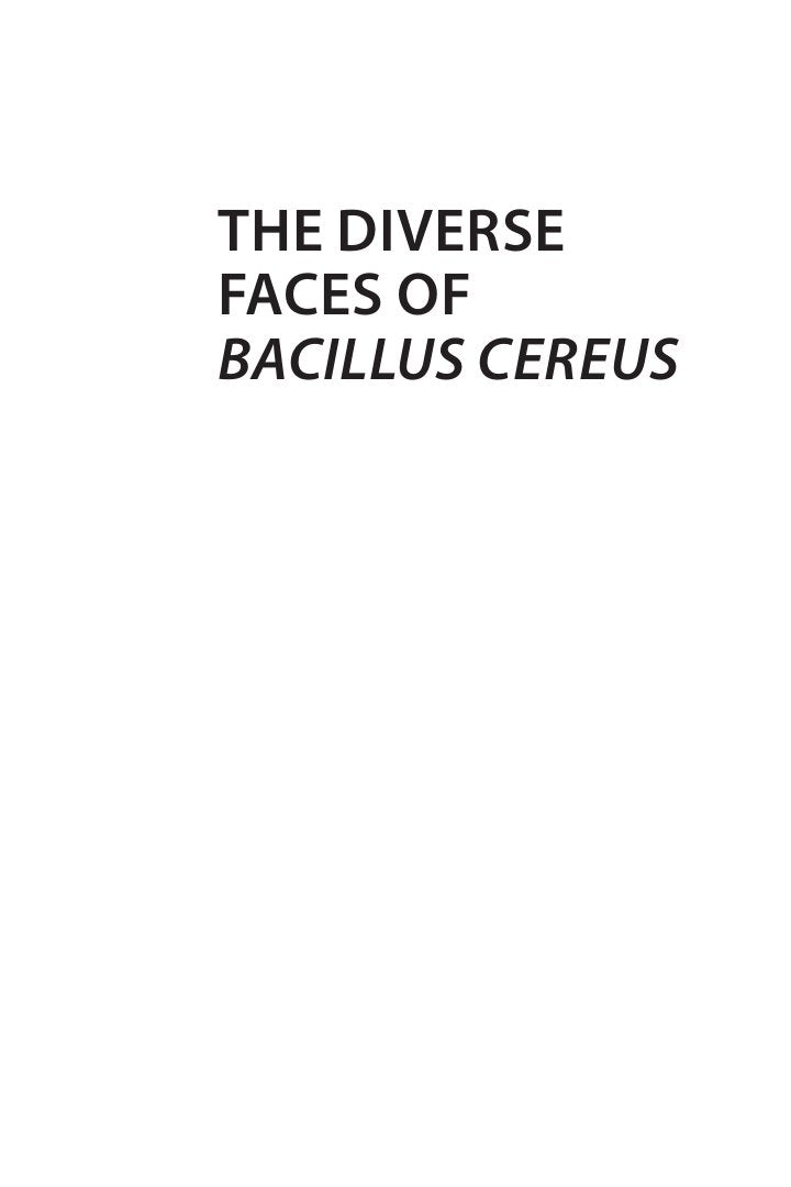 Look Inside sample page 2 - The Diverse Faces Of Bacillus Cereus