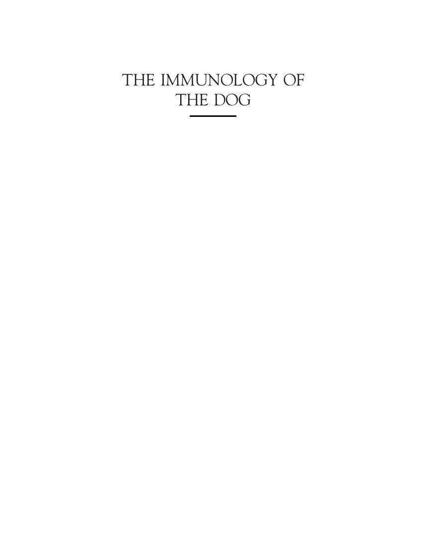 Look Inside sample page 2 - The Immunology Of The Dog