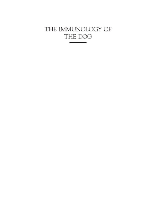 Look Inside sample page 2 - The Immunology Of The Dog