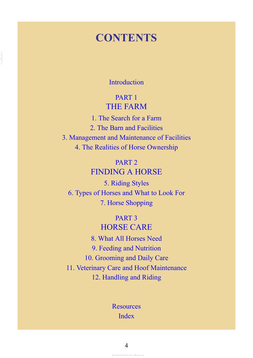Look Inside page 4 - The Joy Of Keeping Horses The Ultimate Guides To Keeping Horses On Your Property