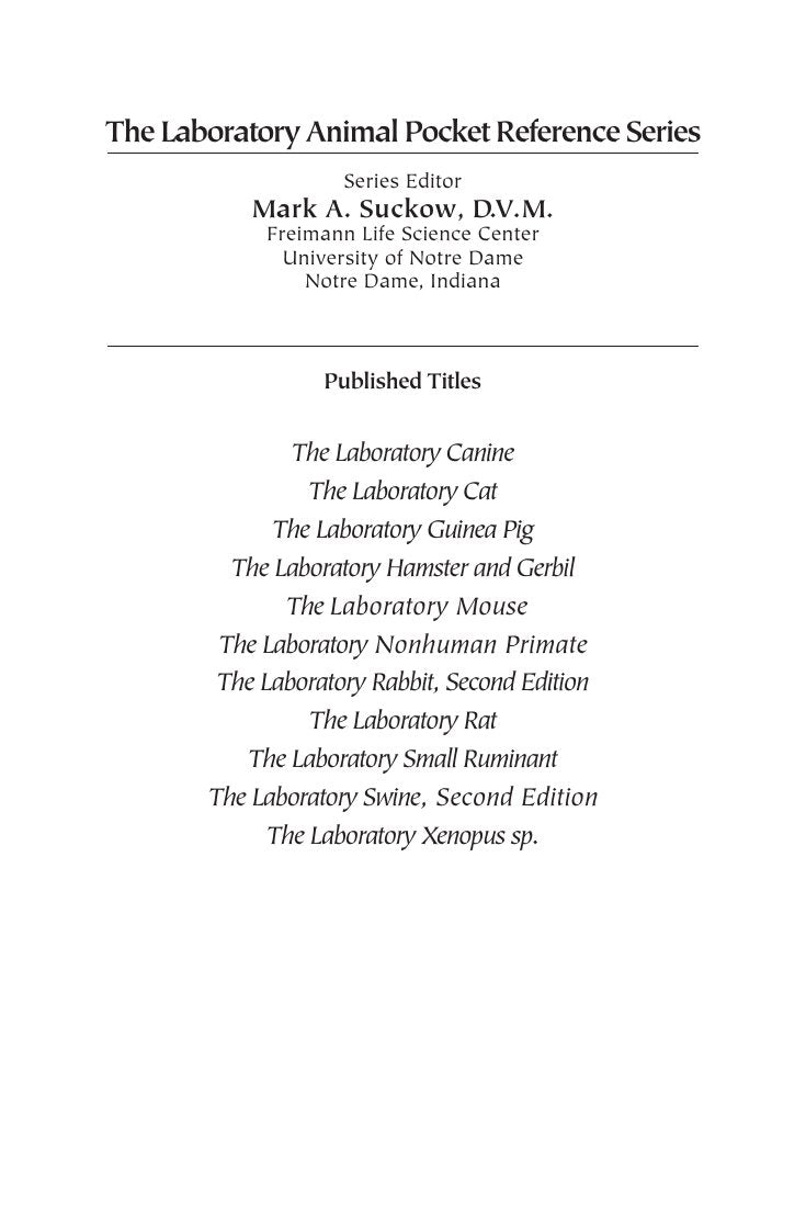 Look Inside sample page 3 - The Laboratory Rabbit 2Nd Edition