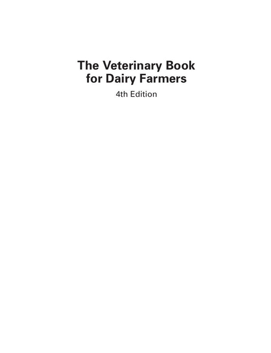 Look Inside sample page 2 - The Veterinary Book For Dairy Farmers 4Th Edition