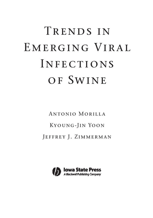 Look Inside sample page 2 - Trends In Emerging Viral Infections Of Swine