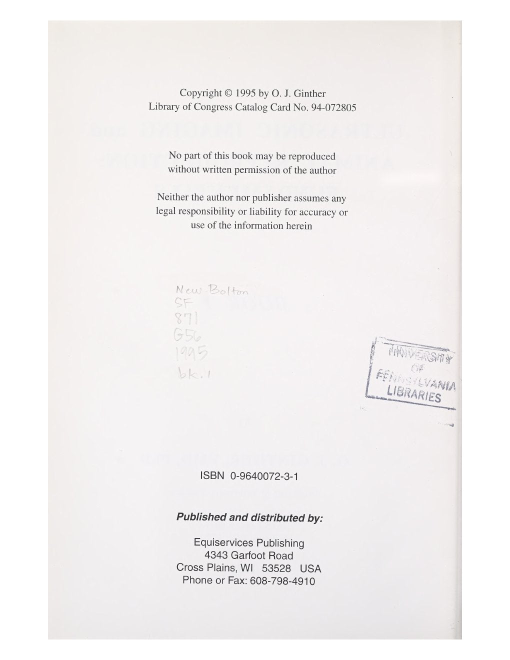 Look Inside page 2 - Ultrasonic Imaging And Animal Reproduction Book 1 4