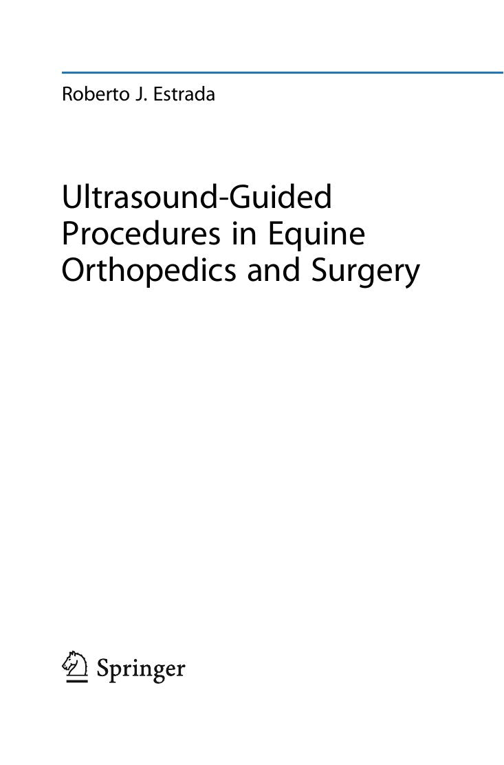 Look Inside sample page 3 - Ultrasound Guided Procedures In Equine Orthopedics And Surgery