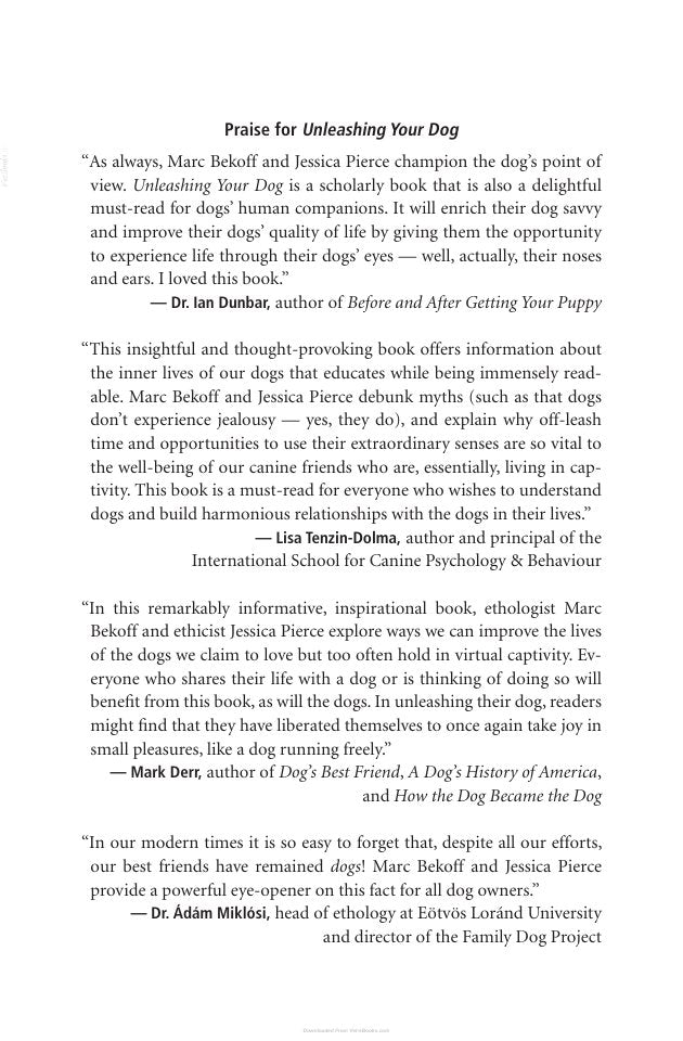 Look Inside sample page 2 - Unleashing Your Dog A Field Guide To Giving Your Canine Companion The Best Life Possible