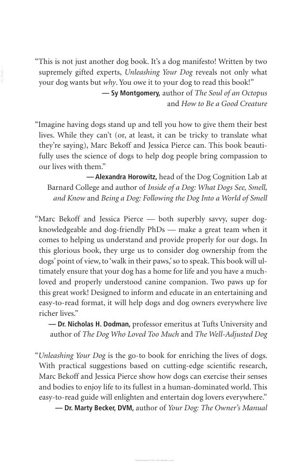 Look Inside sample page 3 - Unleashing Your Dog A Field Guide To Giving Your Canine Companion The Best Life Possible