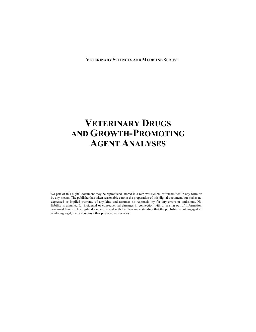 Look Inside sample page 2 - Veterinary Drugs And Growth Promoting Agent Analyses