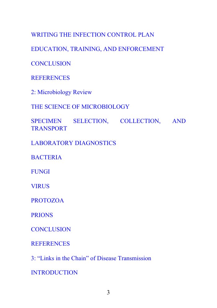 Look Inside sample page 3 - Veterinary Infection Prevention And Control