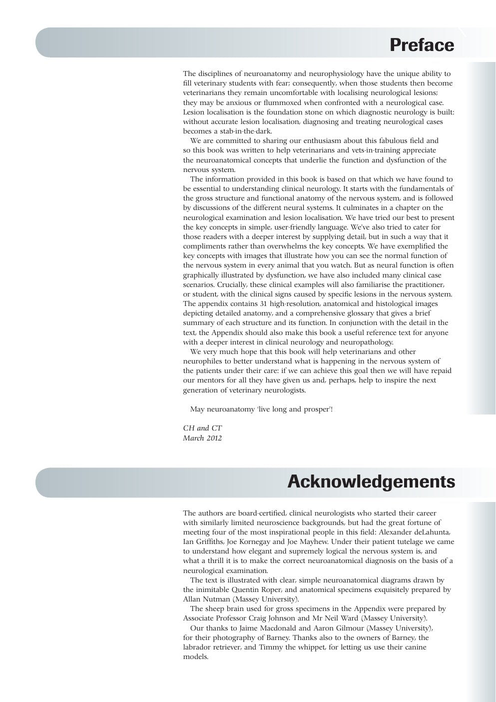 Look Inside page 8 - Veterinary Neuroanatomy A Clinical Approach