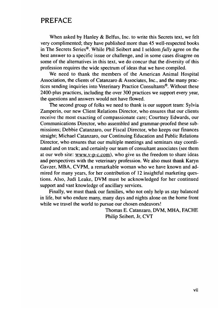 Look Inside sample page 3 - Veterinary Practice Management Secrets