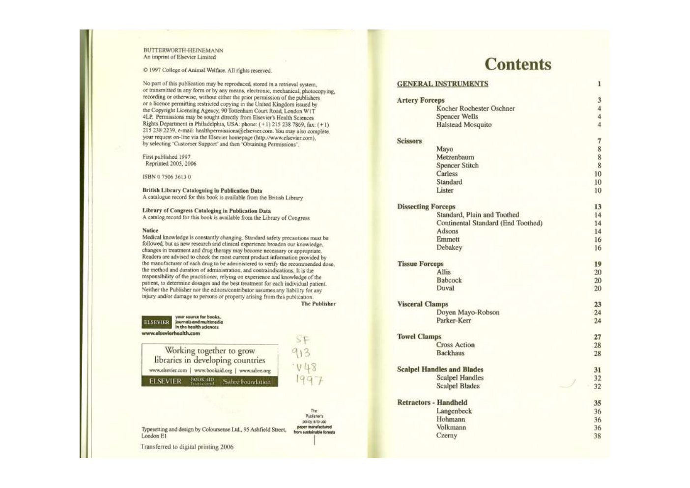 Look Inside page 3 - Veterinary Surgical Instruments An Illustrated Guide