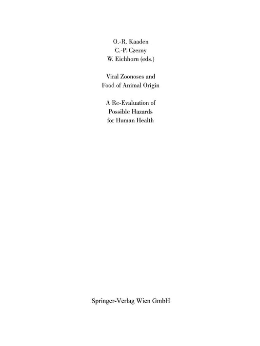 Look Inside sample page 2 - Viral Zoonoses and Food of Animal Origin