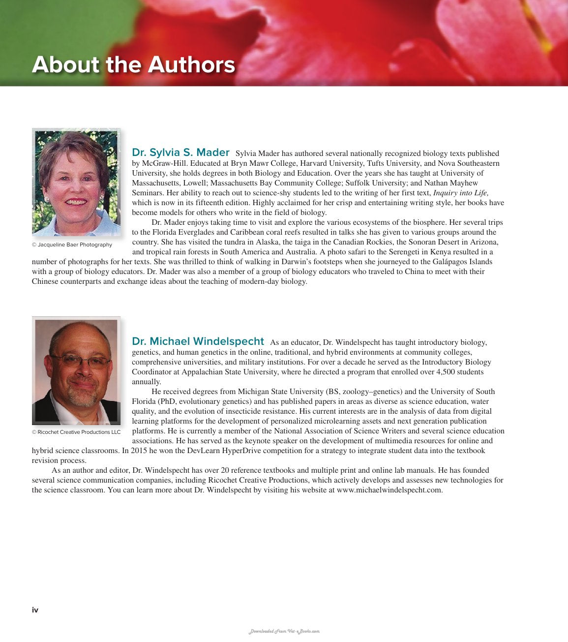 Look Inside page 5 - Windelspecht Essentials Biology