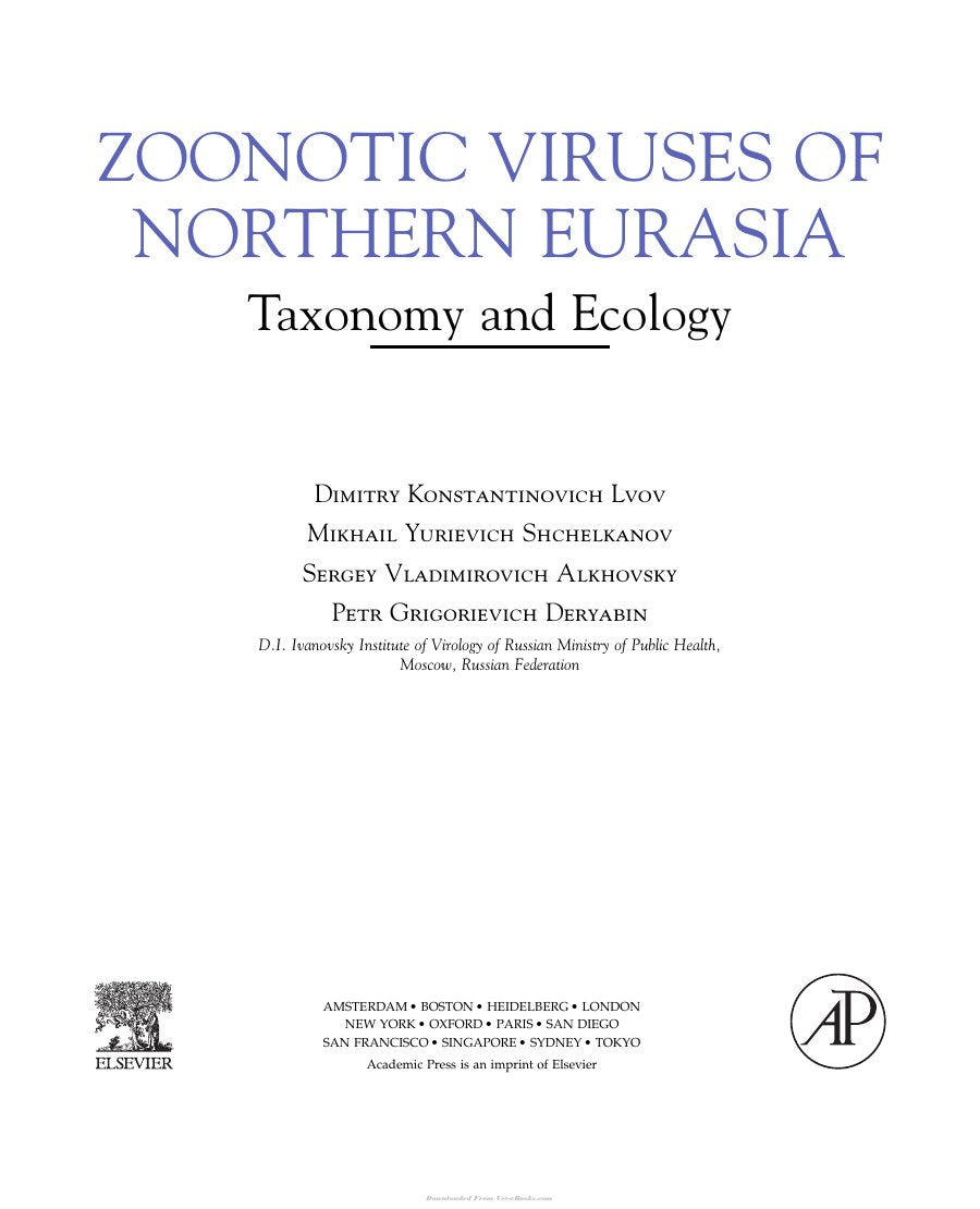 Look Inside sample page 3 - Zoonotic Viruses In Northern Eurasia