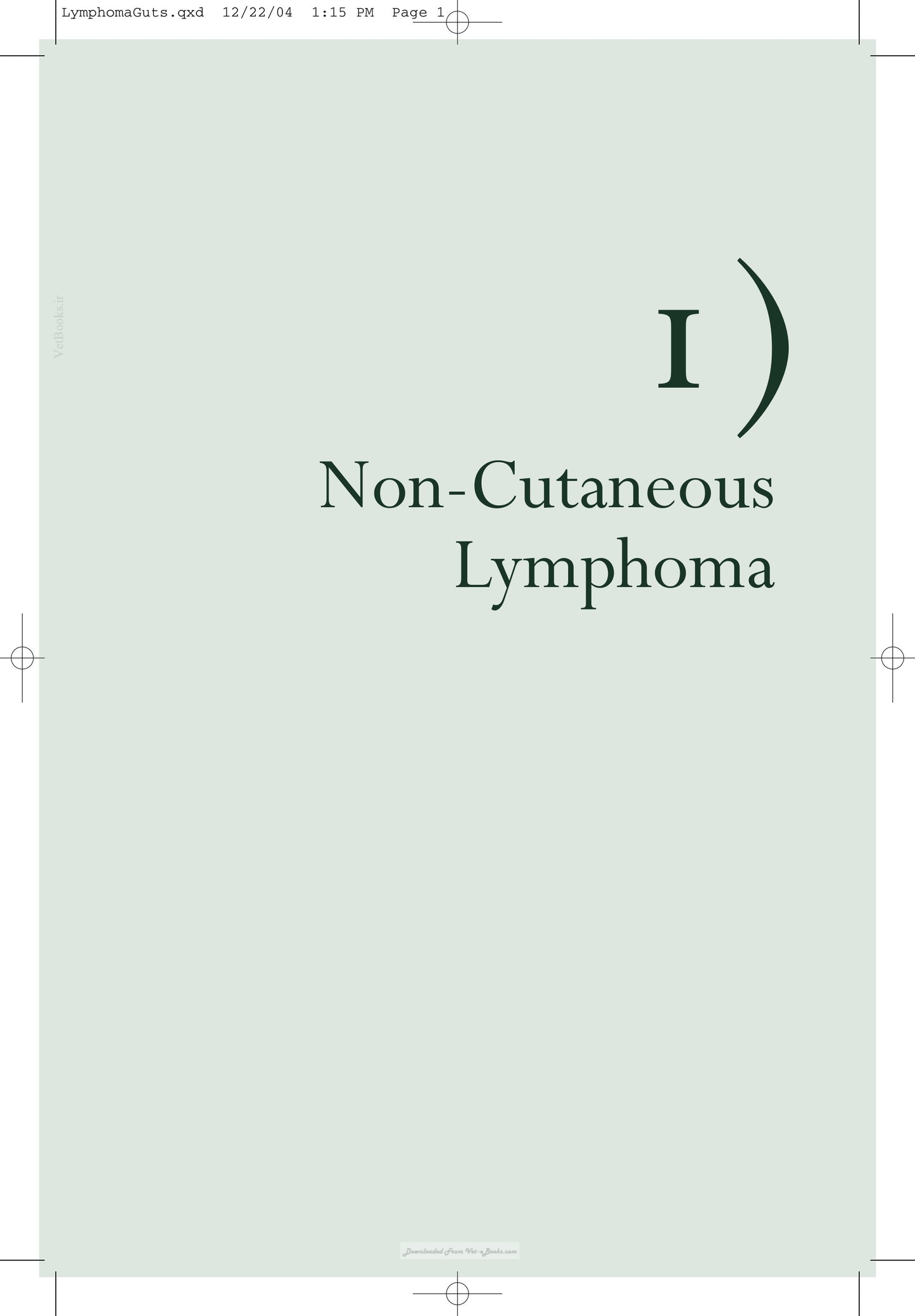 Lymphoma In Dog And Cats