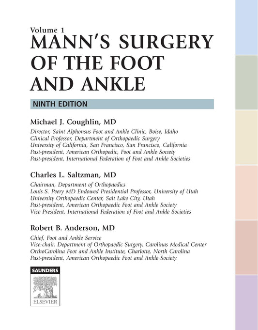 Mann's Surgery of the Foot and Ankle 9th Edition