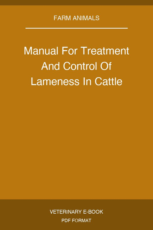 Manual For Treatment And Control Of Lameness In Cattle