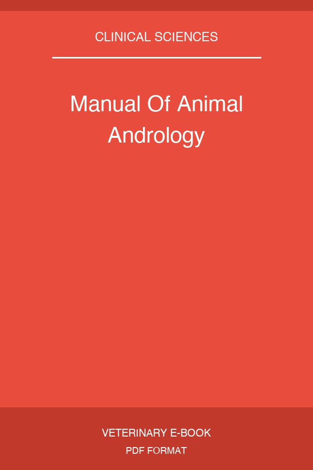Manual Of Animal Andrology