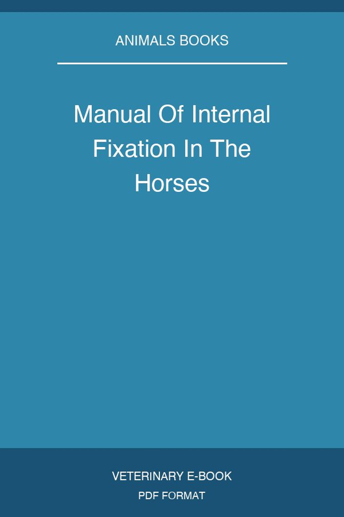 Manual Of Internal Fixation In The Horses