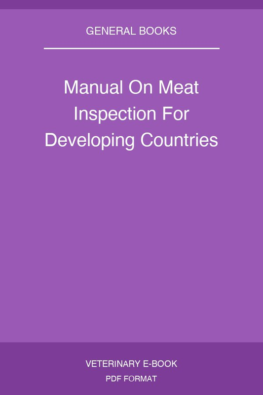Manual On Meat Inspection For Developing Countries