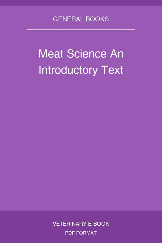 Meat Science An Introductory Text