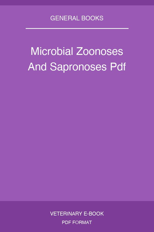 Microbial Zoonoses And Sapronoses