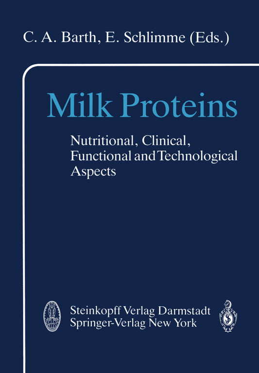 Milk Proteins Nutritional Clinical Functional And Technological Aspects — front cover
