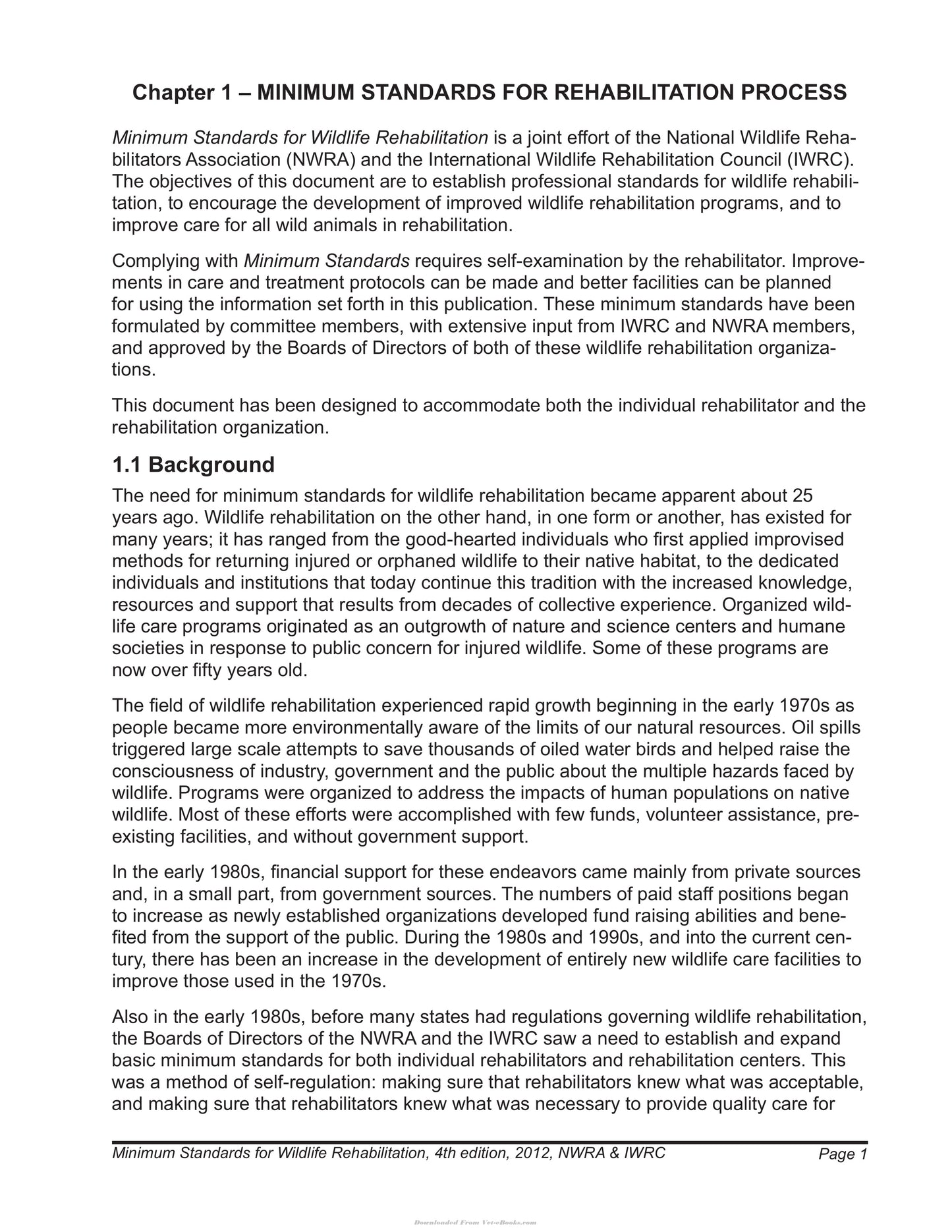 Minimum Standards For Wildlife Rehabilitation 4Th Edition