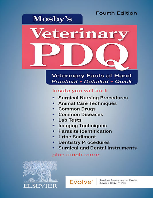 Mosbys Veterinary Pdq 4Th Edition