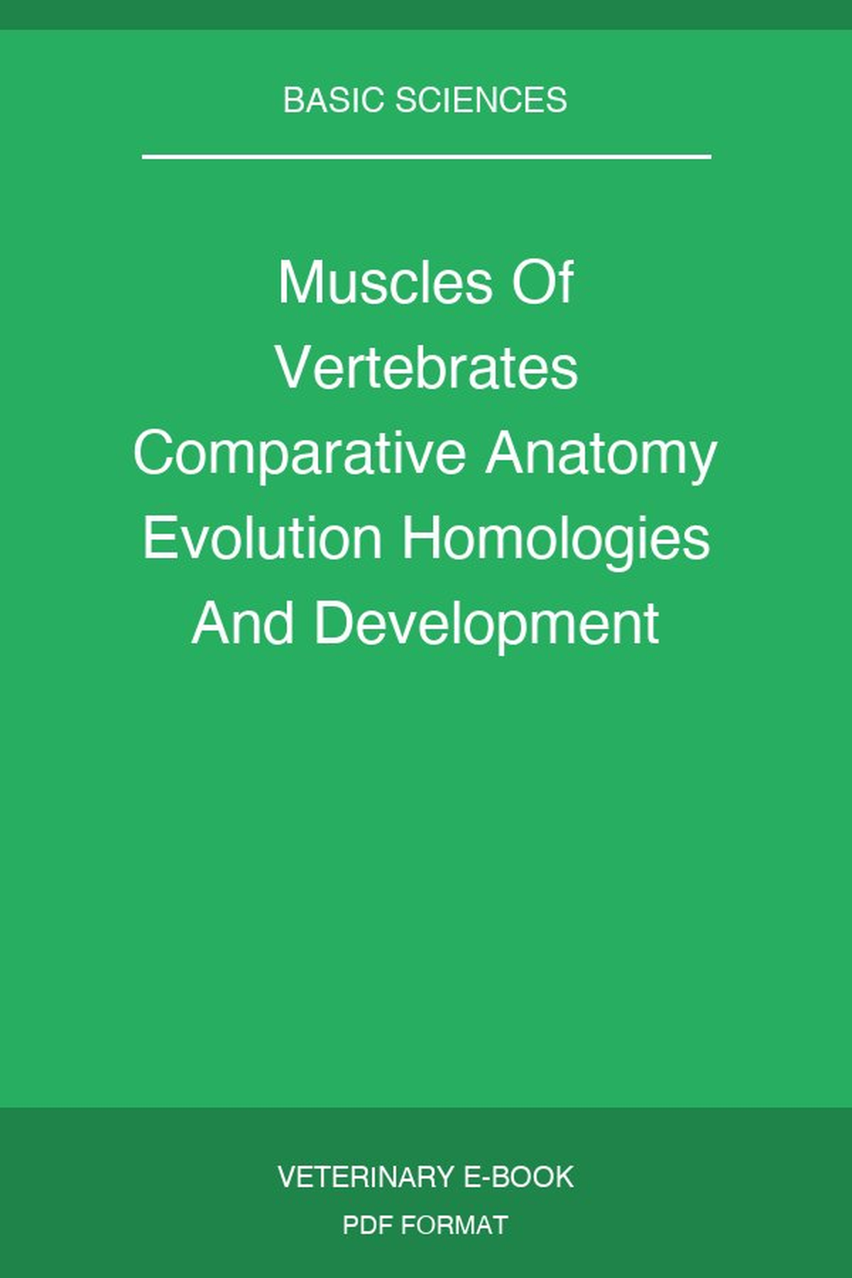 Muscles Of Vertebrates Comparative Anatomy Evolution Homologies And Development